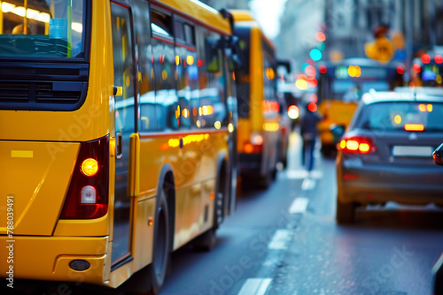 Investing in public transportation and promoting alternatives to single-occupancy vehicles can help reduce greenhouse gas emissions and mitigate global warming. photo