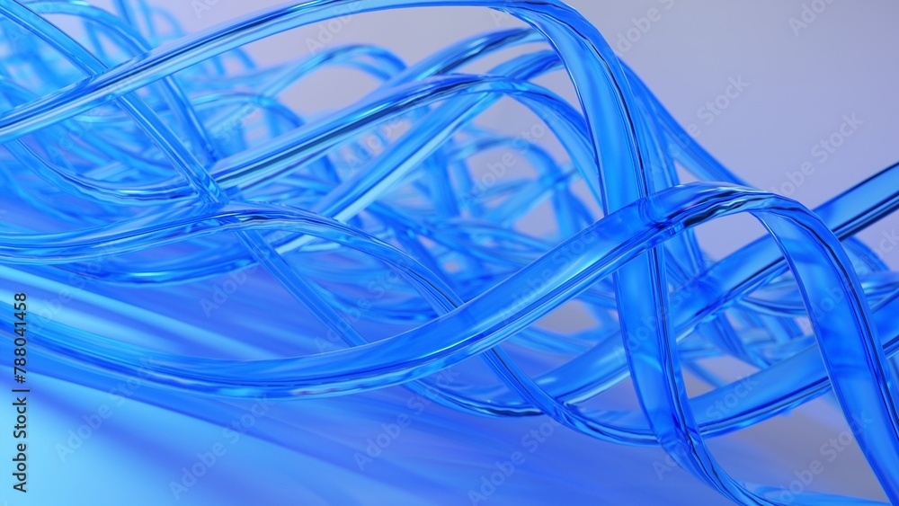 Abstract blue wavy background illustration. Bright colorful reflection for web and print design projects. 8k wallpaper 3d rendering. Abstract blue wavy background illustration. Bright colorful reflection for web and print design projects. 8k wallpaper 3d rendering.