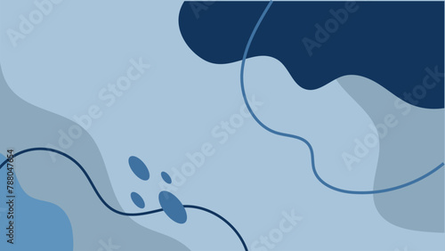 Background with color lines. Different shades and thickness. Abstract pattern. Vector illustration in a flat style