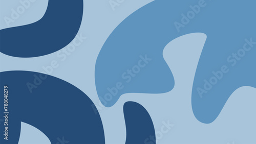 Background with color lines. Different shades and thickness. Abstract pattern. Vector illustration in a flat style