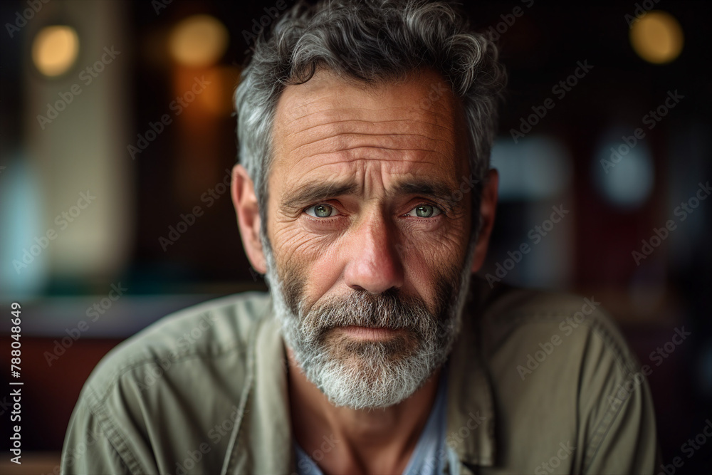 Concept of depression and mental health issues made with ai generative technology Concept of depression and mental health issues made with ai generative technology