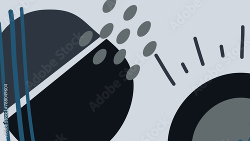 Background with color lines. Different shades and thickness. Abstract pattern. Vector illustration in a flat style