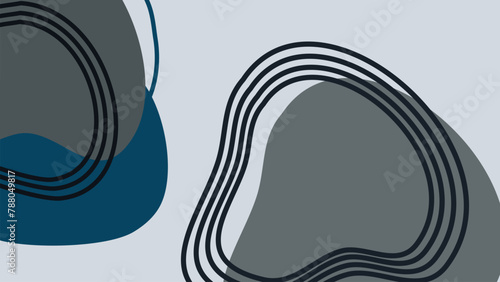 Background with color lines. Different shades and thickness. Abstract pattern. Vector illustration in a flat style