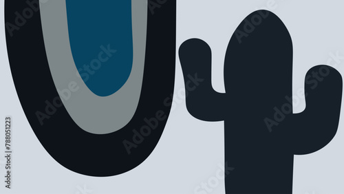 Background with color lines. Different shades and thickness. Abstract pattern. Vector illustration in a flat style