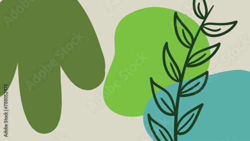 Background with color lines. Different shades and thickness. Abstract pattern. Vector illustration in a flat style