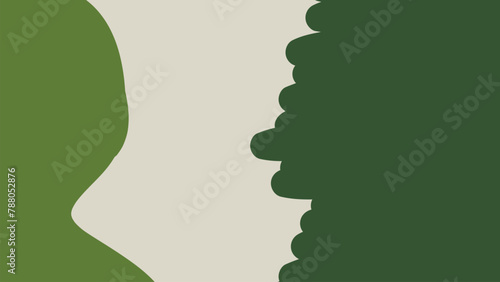 Background with color lines. Different shades and thickness. Abstract pattern. Vector illustration in a flat style