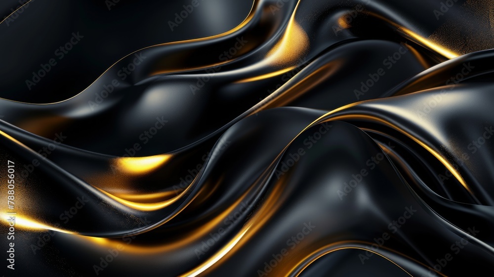 a close up of a black and gold abstract background a close up of a black and gold abstract background