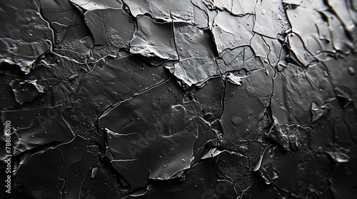 Grunge black background with scratches and cracks. Texture for design.. Abstract black textured background with scratches