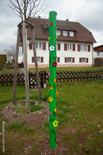 Kunstleitpfosten Neubulacher Vereine und Unternehmen für die Landesgartenschau 2012 in Nagold photo