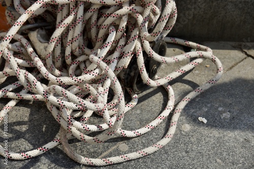 rope on a board