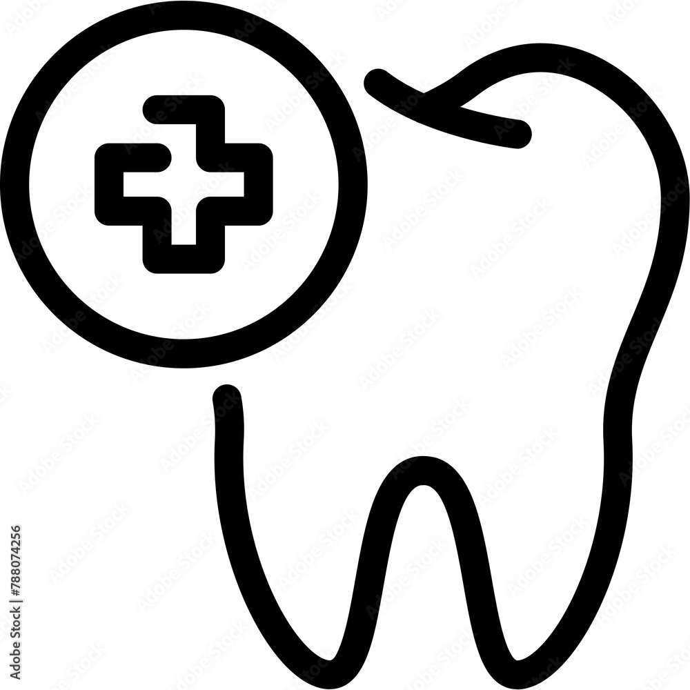 Tooth Treatment Icon Tooth Treatment Icon
