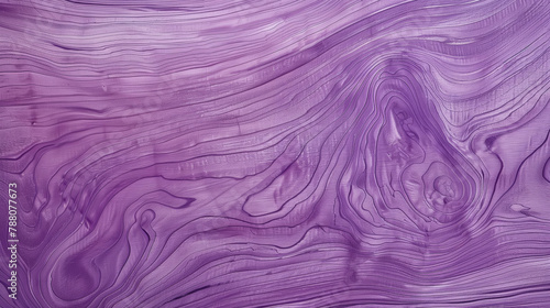 Purple painted wood grain background. Texture of violet cherry tree surface in a closeup as a design backdrop photo