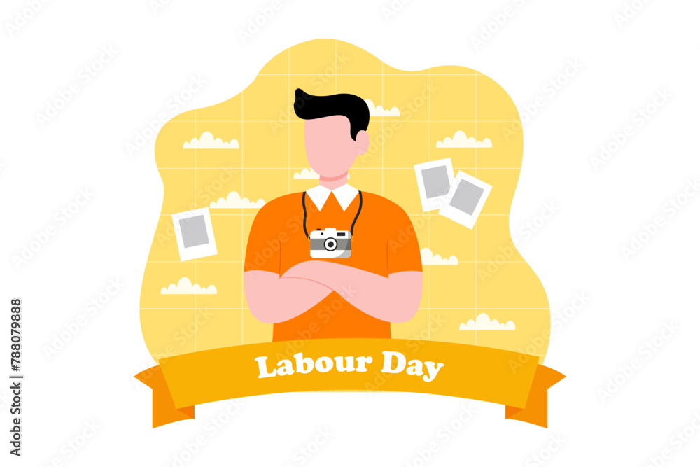 Labour Day Flat Design Illustration Labour Day Flat Design Illustration
