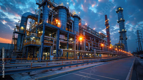 A waste incineration plant.