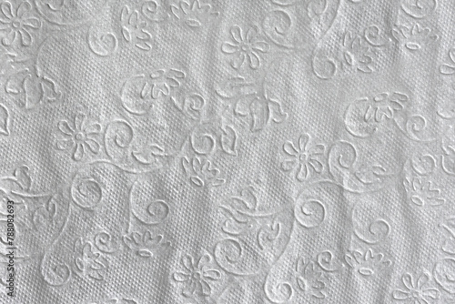 Paper towel pattern and texture close-up. Real background	