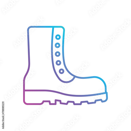 Army Shoe vector icon