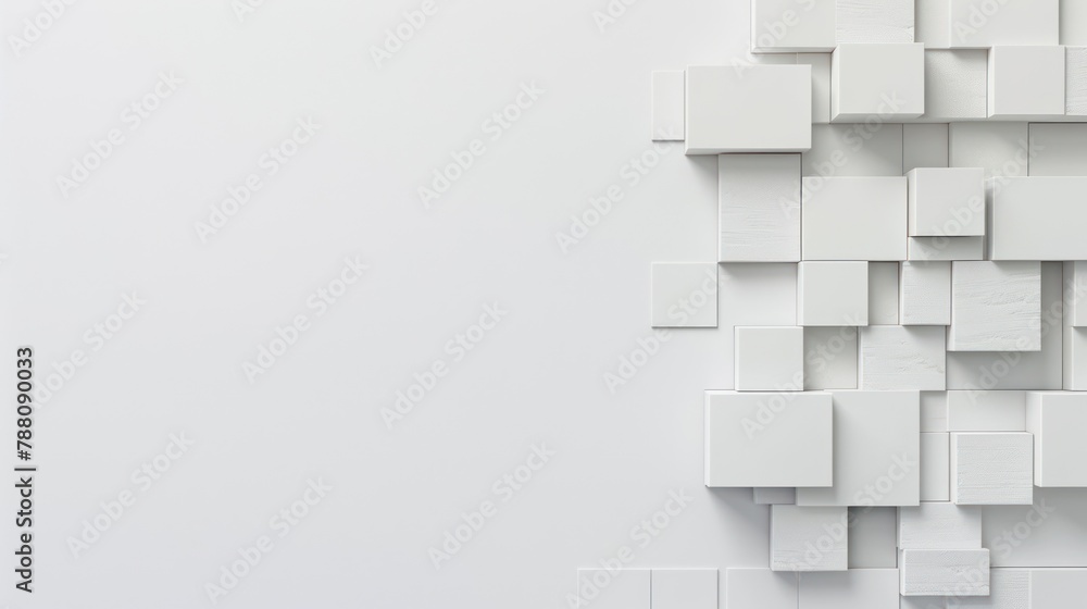 White cube box. pattern texture banner wallpaper background. copy space, White cube box. pattern texture banner wallpaper background. copy space,