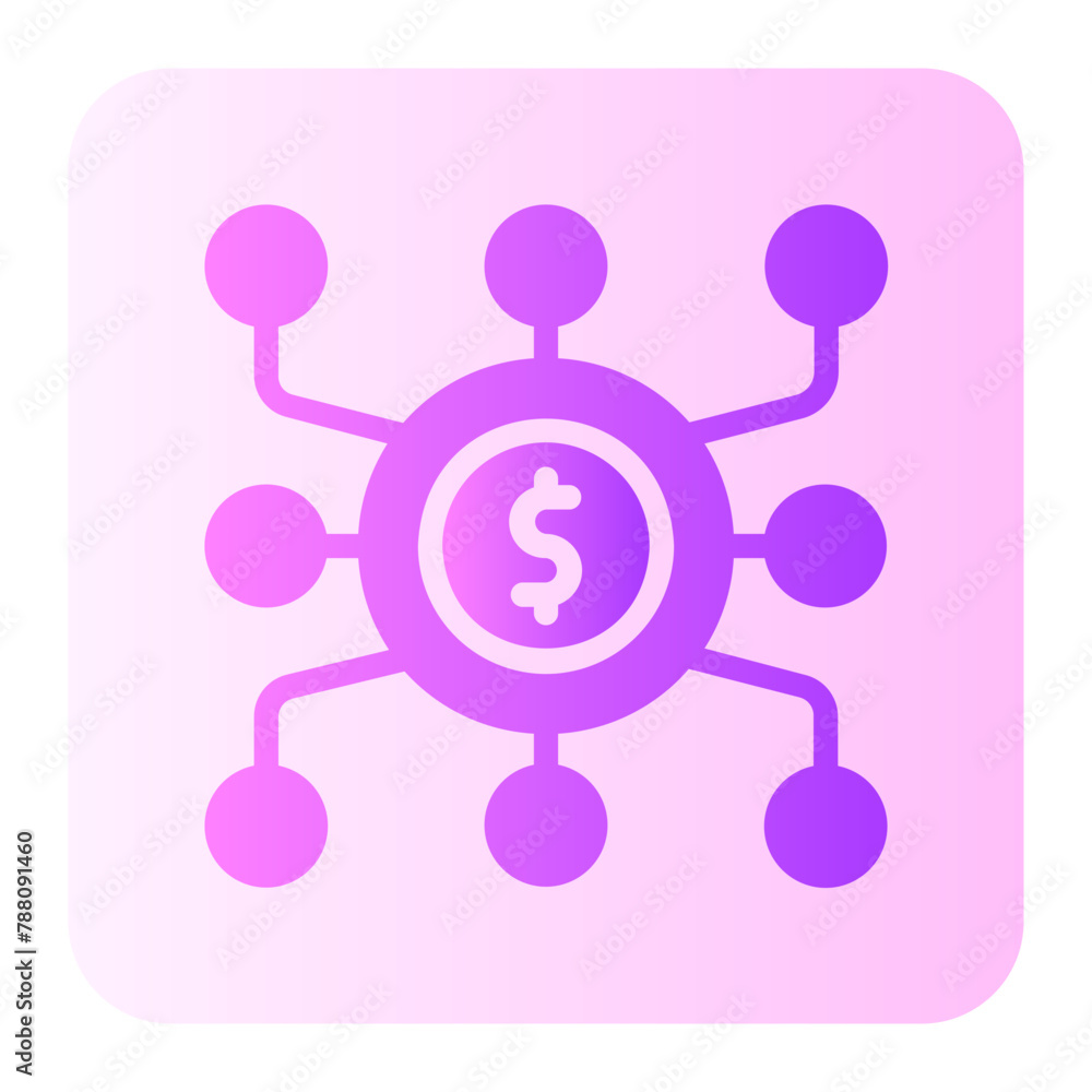 aggregate gradient icon aggregate gradient icon