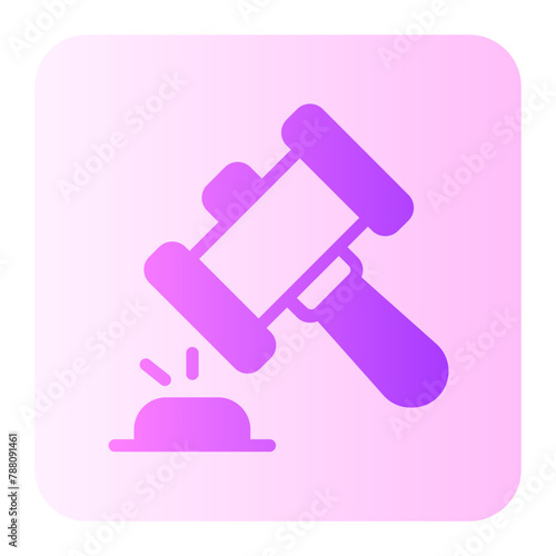 auction gradient icon