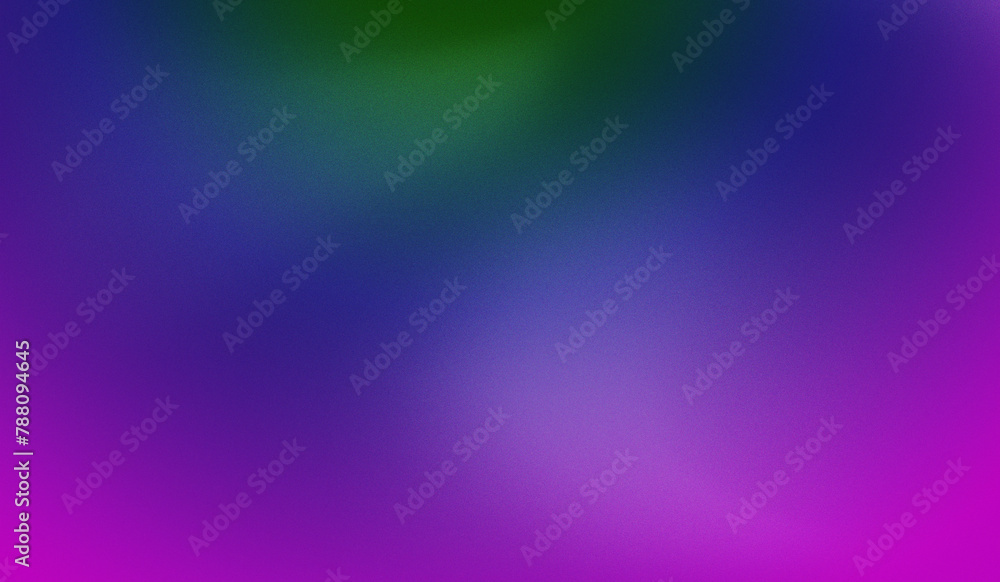 Green pink blue , color gradient rough abstract background shine bright light and glow template empty space, grainy noise grungy texture