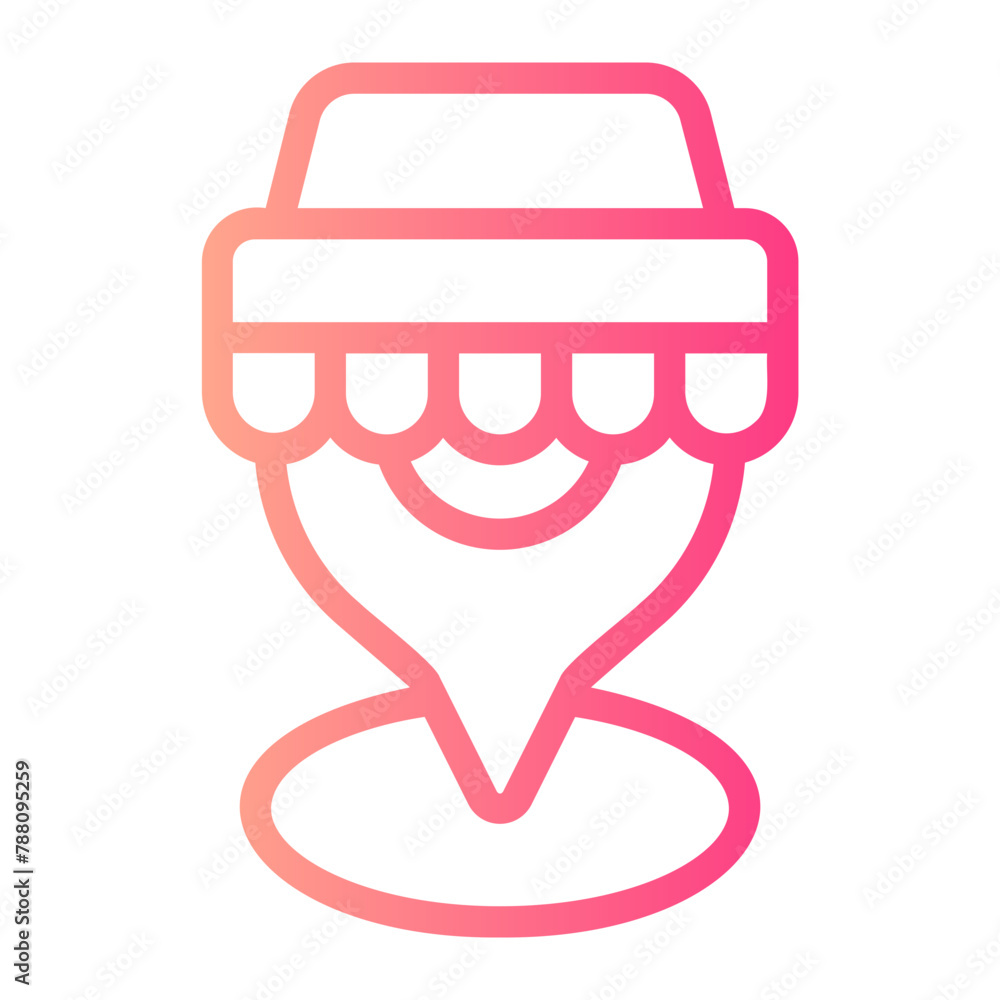 market gradient icon market gradient icon