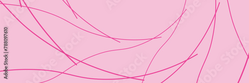 Light Pink vector background with wry lines. Gradient illustration in simple style with bows.