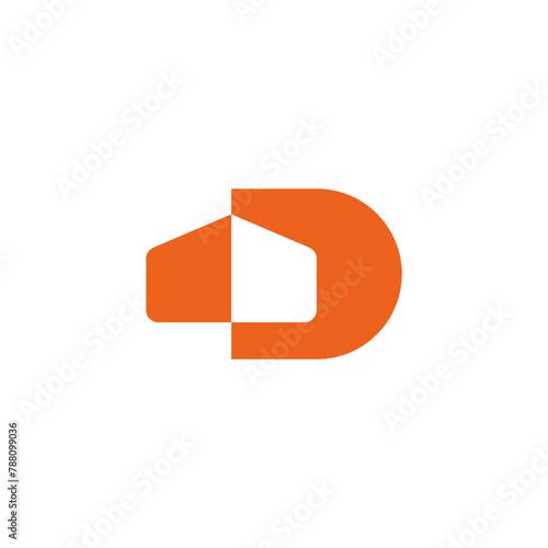 Free Download D Home House logo design - GFXLoad
