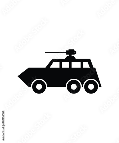 army truck icon, vector best flat icon.