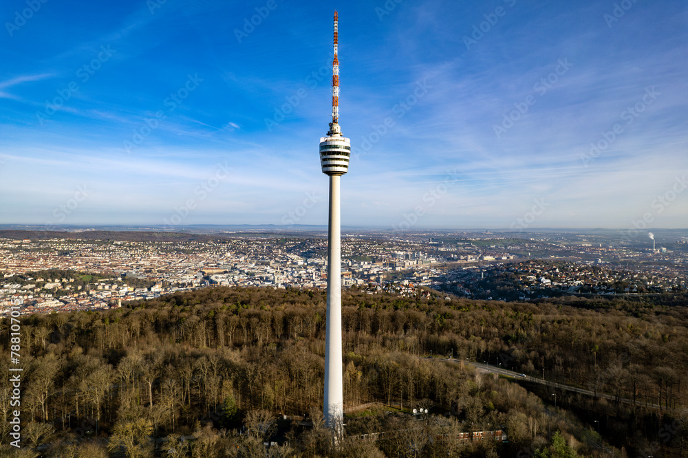 Obraz premium Stuttgarter Fernsehturm