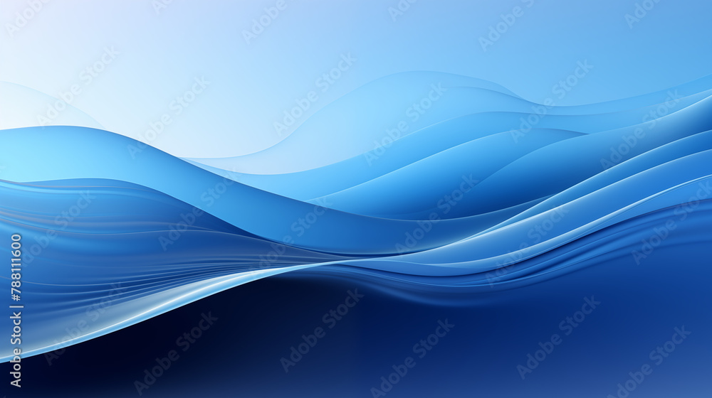 Fototapeta premium Elegant Blue Wavy Background for Professional and Modern Designs