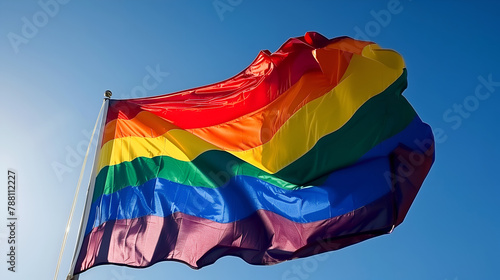 Gay pride flag  photo