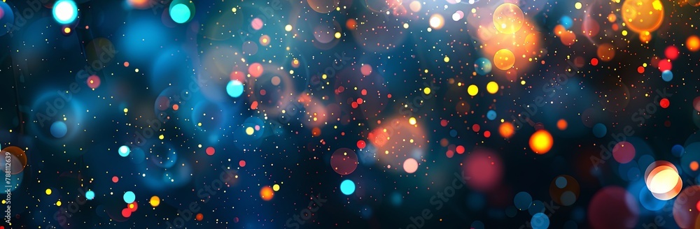 Abstract blurred background with colorful lights and bokeh Abstract blurred background with colorful lights and bokeh