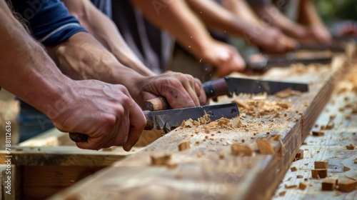 Tools and Hands: The Labor Day Craft © selentaori