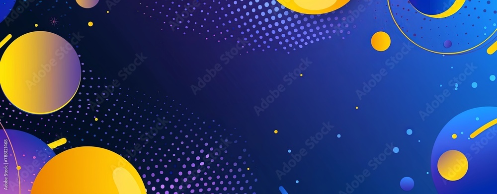 abstract background with blue and yellow shapes, blue background with geometric design abstract background with blue and yellow shapes, blue background with geometric design