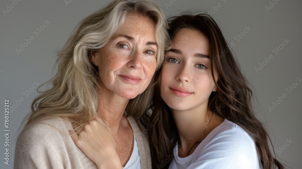 A Mother and Daughter Portrait A Mother and Daughter Portrait