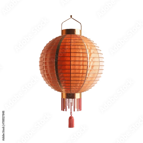 Ancient Chinese lanterns on a white background