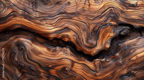 Capturing the intricate beauty of rich hardwood textures and warm tones, this close-up is ideal for a natural-themed wallpaper.