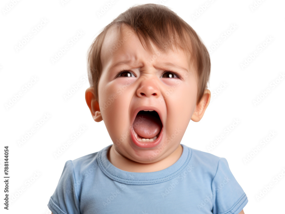 boy screaming isolated on a transparent background. PNG boy screaming isolated on a transparent background. PNG