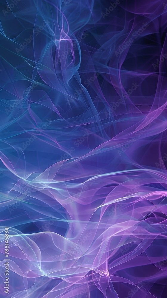 Whirling trails of violet and blue smoke create an abstract and dreamlike visual. Perfect for backgrounds Whirling trails of violet and blue smoke create an abstract and dreamlike visual. Perfect for backgrounds