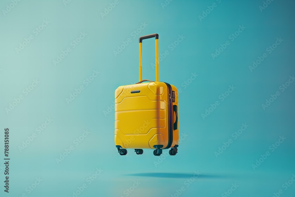 Suitcase on colorful background Suitcase on colorful background