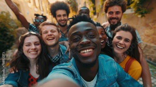 A Joyful Group Selfie Moment