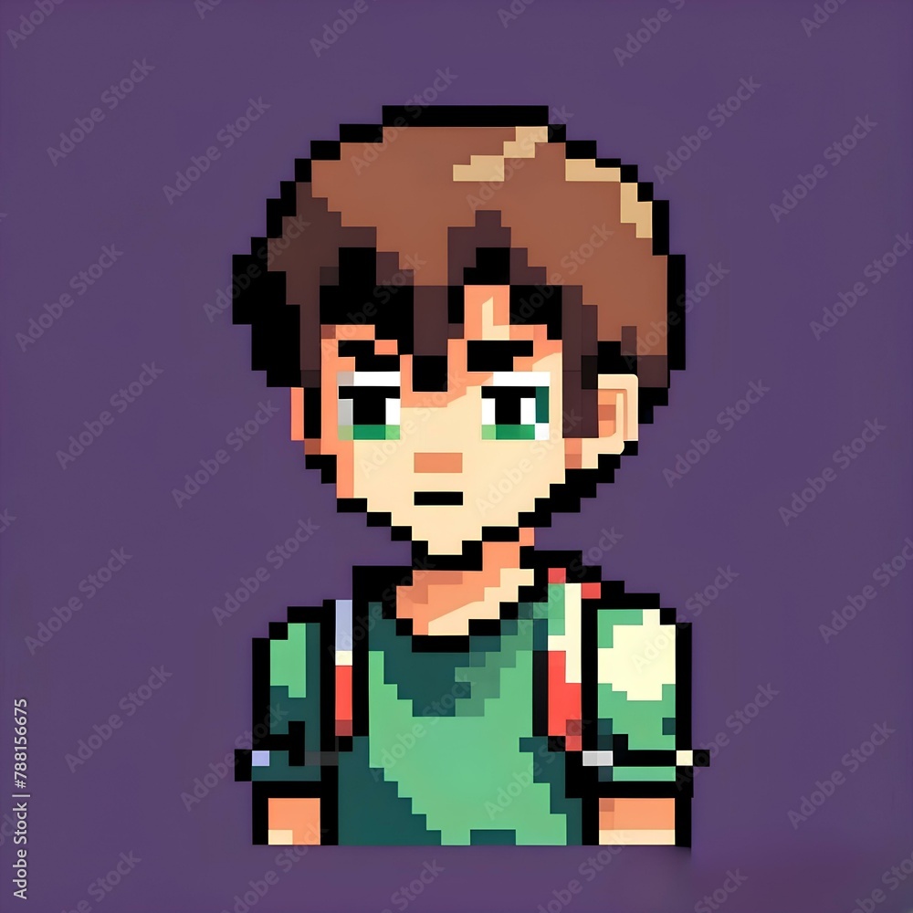 Obraz premium pixel art design