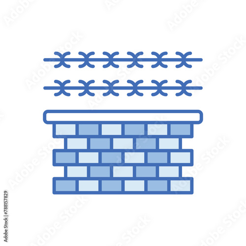 Barbed Wire vector icon