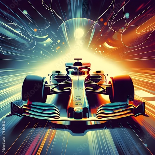 Abstract F1 Car