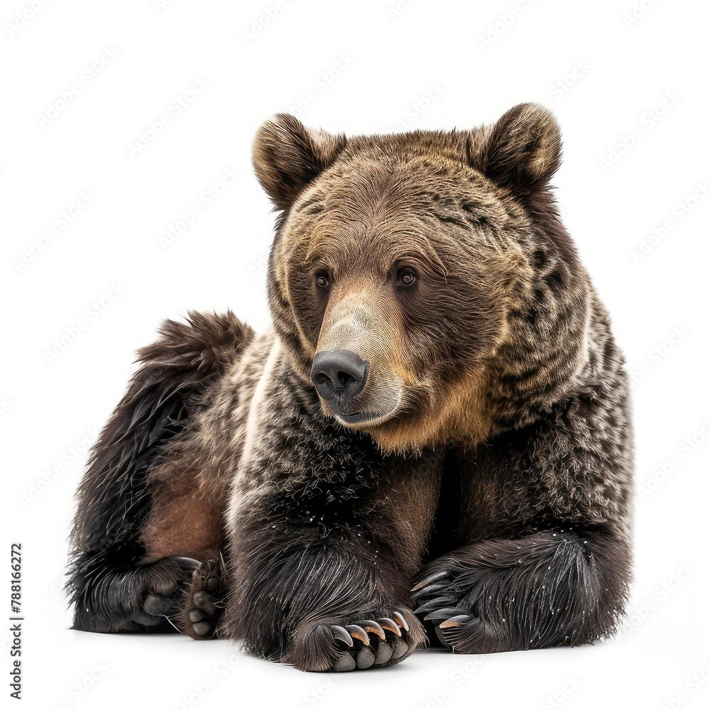 Photo of Bear isolated on white background Photo of Bear isolated on white background