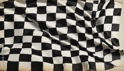 Victory Flag in Motor Racing, Watercolor © Random_Mentalist