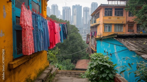 Dhobi Ghat, laundry, Mumbai, India photo