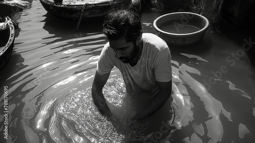 Dhobi Ghat, laundry, Mumbai, India photo