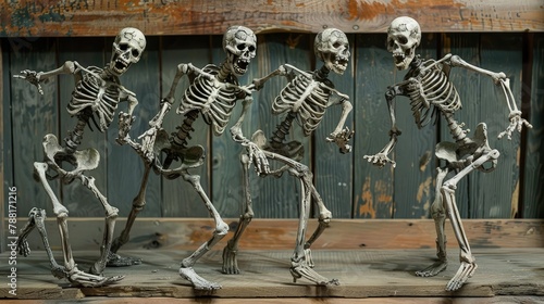 Zombie skeletons