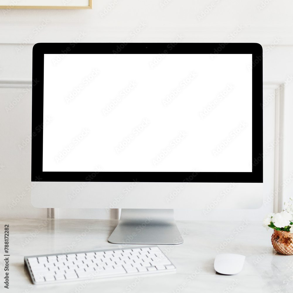 Computer screen mockup transparent png